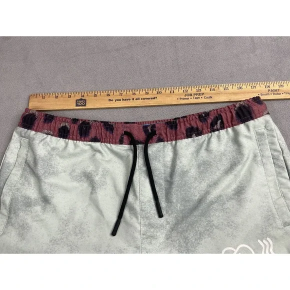 Stance Shorts Mens XL Green Complex Hybrid Beach Wicking Stretch Outdoor Swim - Picture 7 of 15